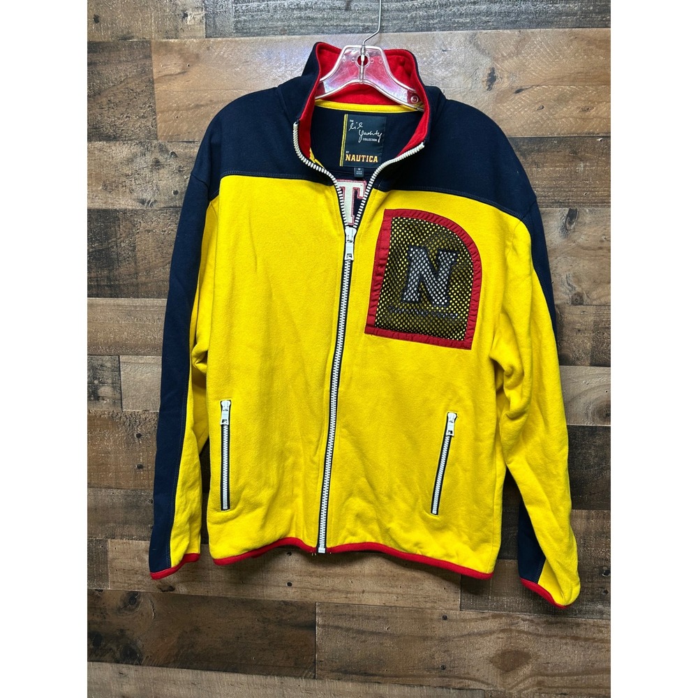 Nautica Sailing Team Fleece Jacket Men's Size Medium Lil Yachty Collection Colab